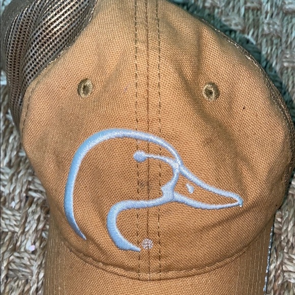Ducks Unlimited Tan/Brown Duck Logo Cap - Picture 4 of 10